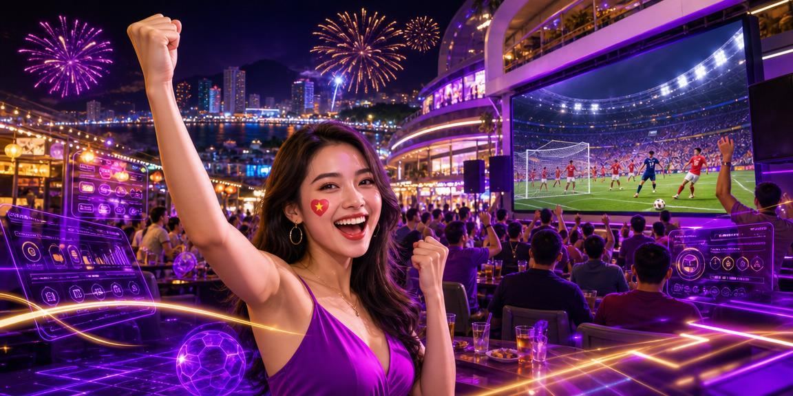 Không khí xem esports và soi kèo thể thao buổi tối tại chợ đêm Nha Trang